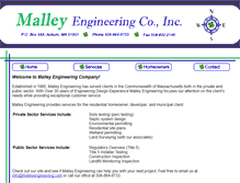 Tablet Screenshot of malleyengineering.com